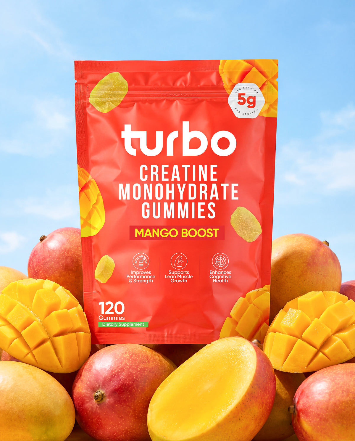 Turbo Creatine Monohydrate Gummies