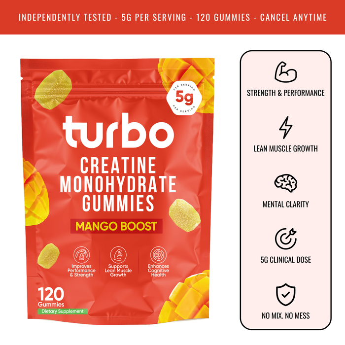 Turbo Creatine Monohydrate Gummies